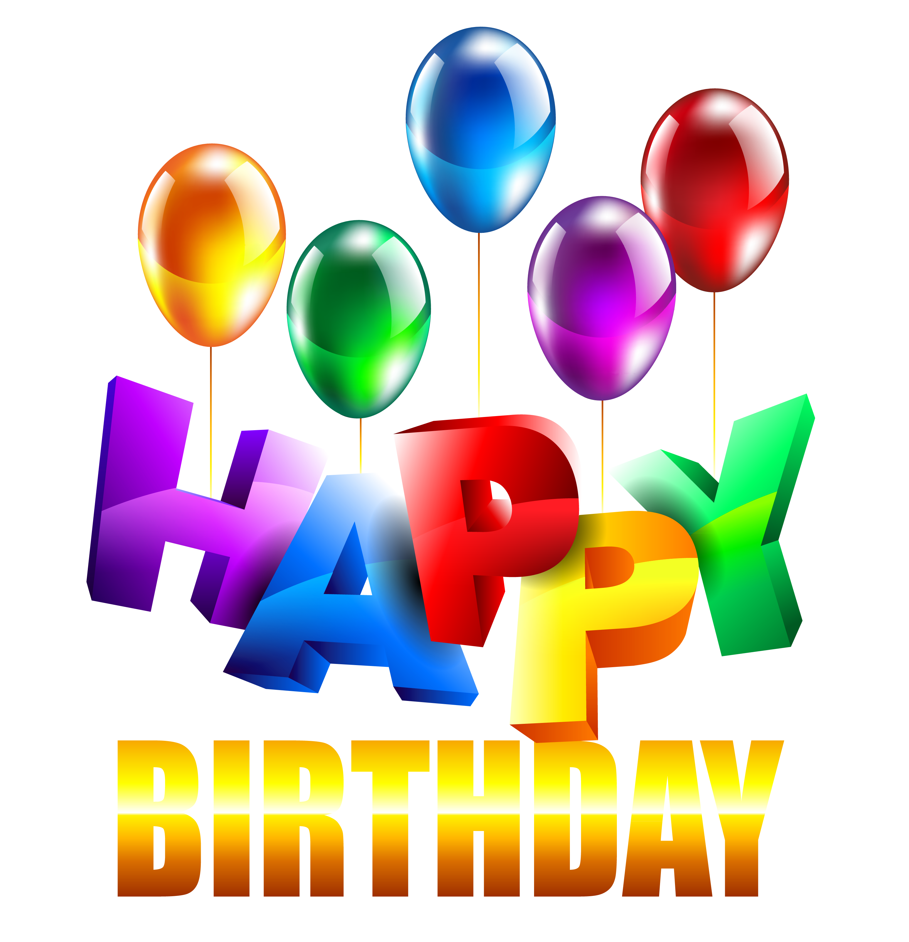 Happy Birthday Transparent PNG Picture