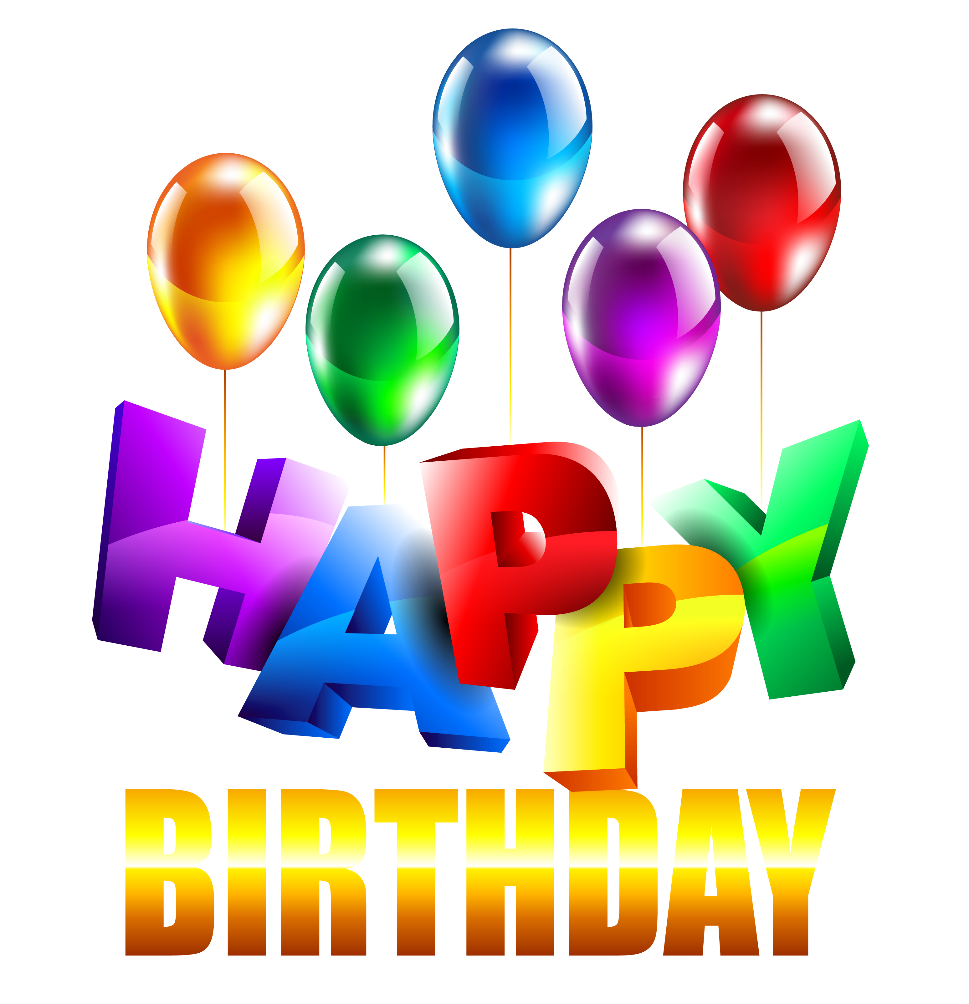 Happy Birthday Png Free Download Clip Art Free Clip Art On