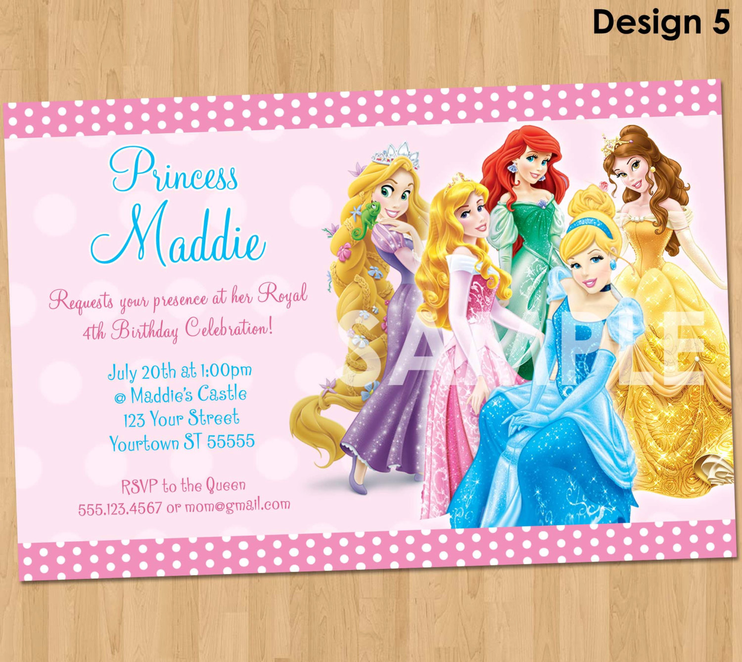 Popular items for princess party 
