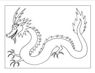 chinese dragon drawing lesson | 21 | Clipart library