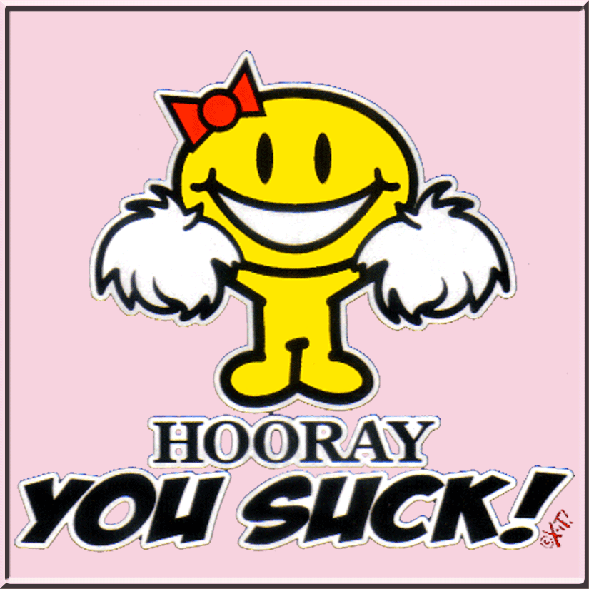 Hooray You Suck Yellow Smilie Chick Shirt s 2X 3X 4X 5X | eBay