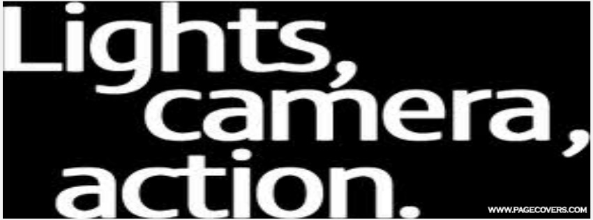 Lights Camera Action Facebook Cover 
