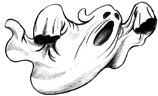 Ghost Cartoon Drawing Images - Goimages-A