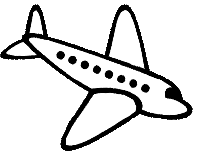 Airplane Drawing For Kids - Gallery