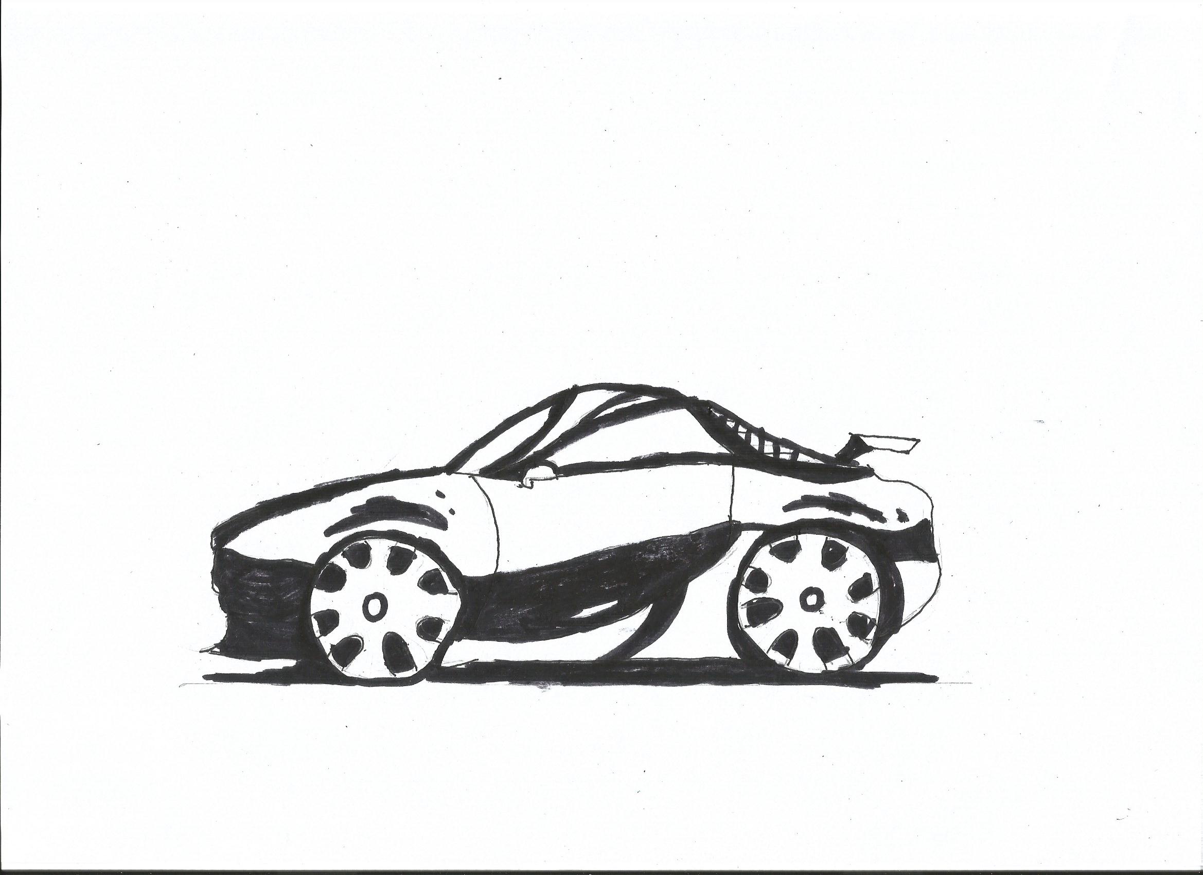 sports car clipart black and white | Vehicle Pictures