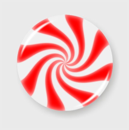 Items similar to Peppermint Candy Small Pin Back Button Badge 