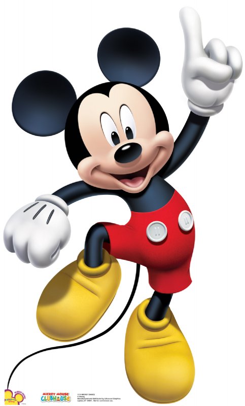 Disney Mickey Mouse Dancing Cardboard Cutout