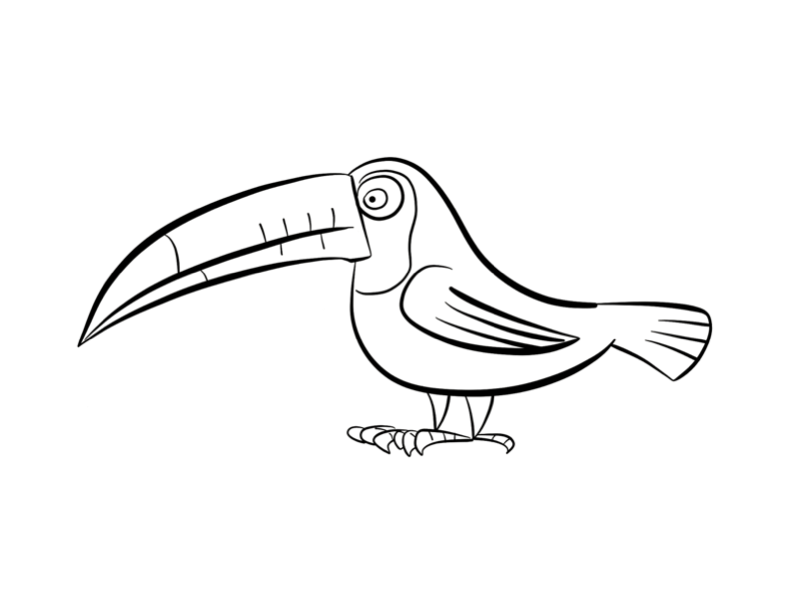 Free Toucan Outline Download Free Toucan Outline Png Images Free