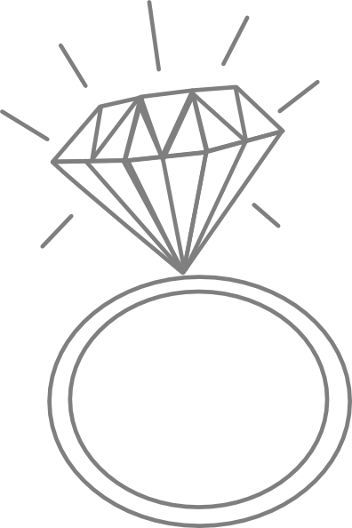 diamond ring cartoon