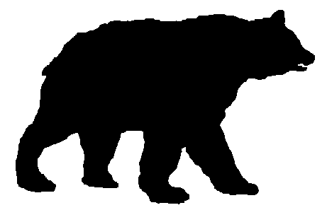 Grizzly Bear Silhouette Vector | Clipart library - Free Clipart Images