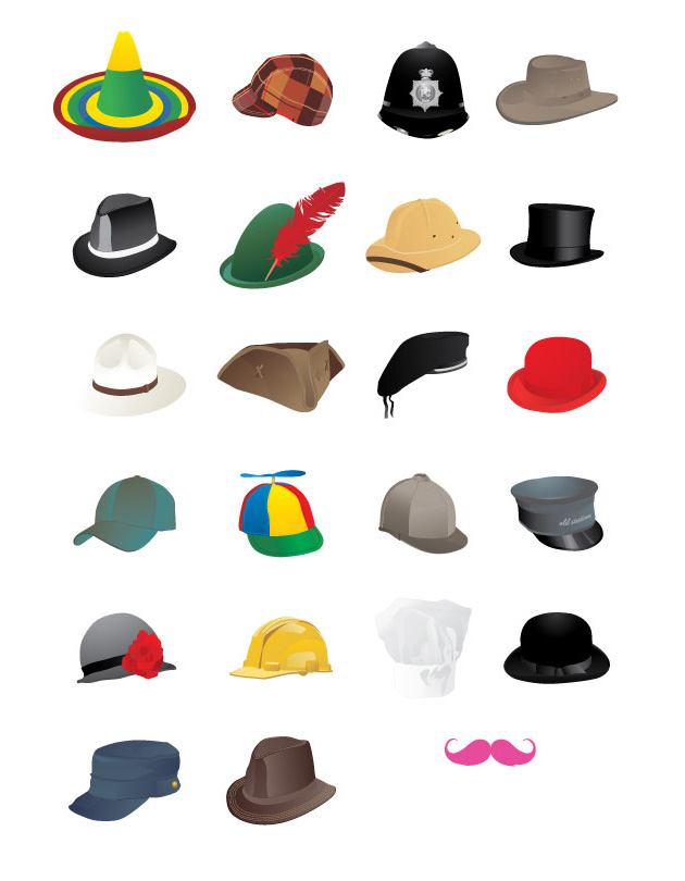 Free Vector Hats | Free Vectors Daily | Download High-Quality Free 