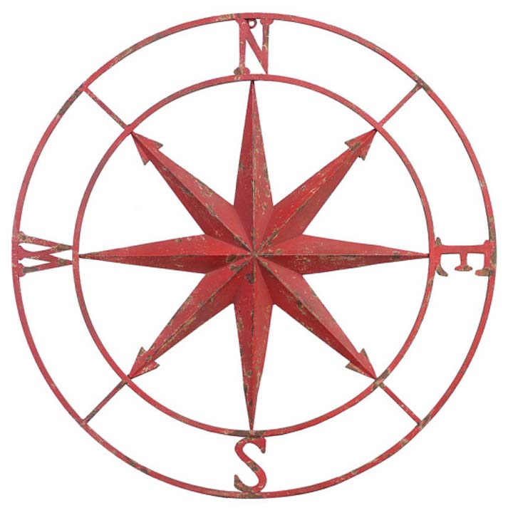 Compass Rose Wall Plaque
