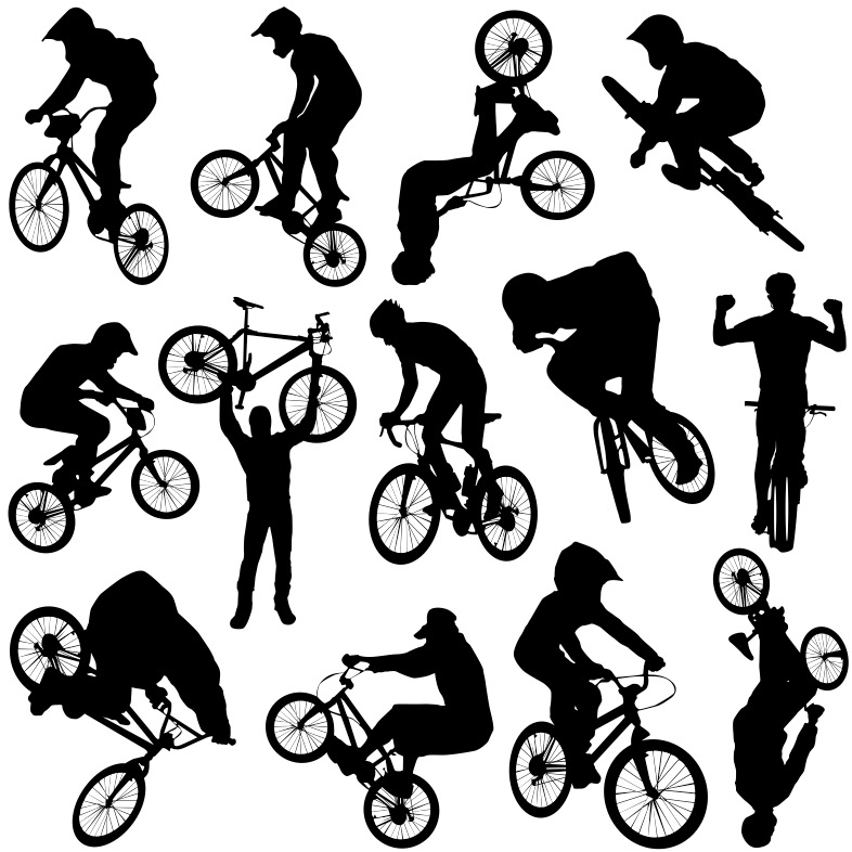 stafezariz: bike rider clip art