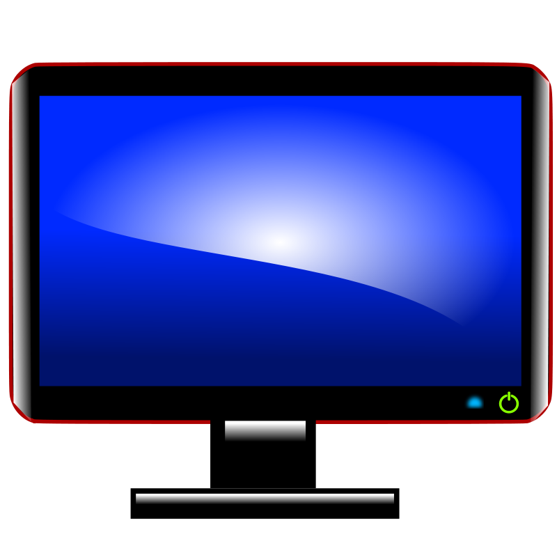 Computer Monitor And Keyboard Clip Art | Clipart library - Free 