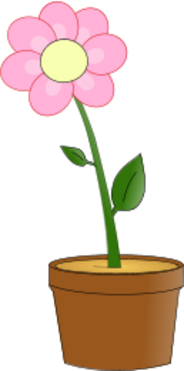 free clip art flower pot - photo #22