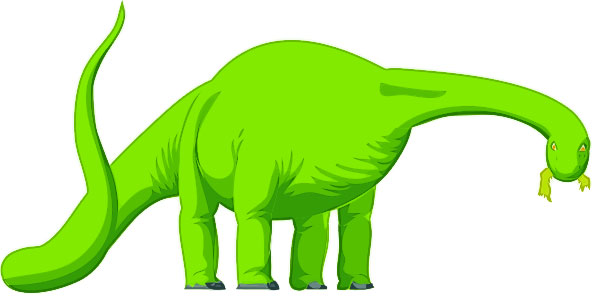 Apatosaurus (Brontosaurus) Clip Art - Dinosaur Pictures  Images 