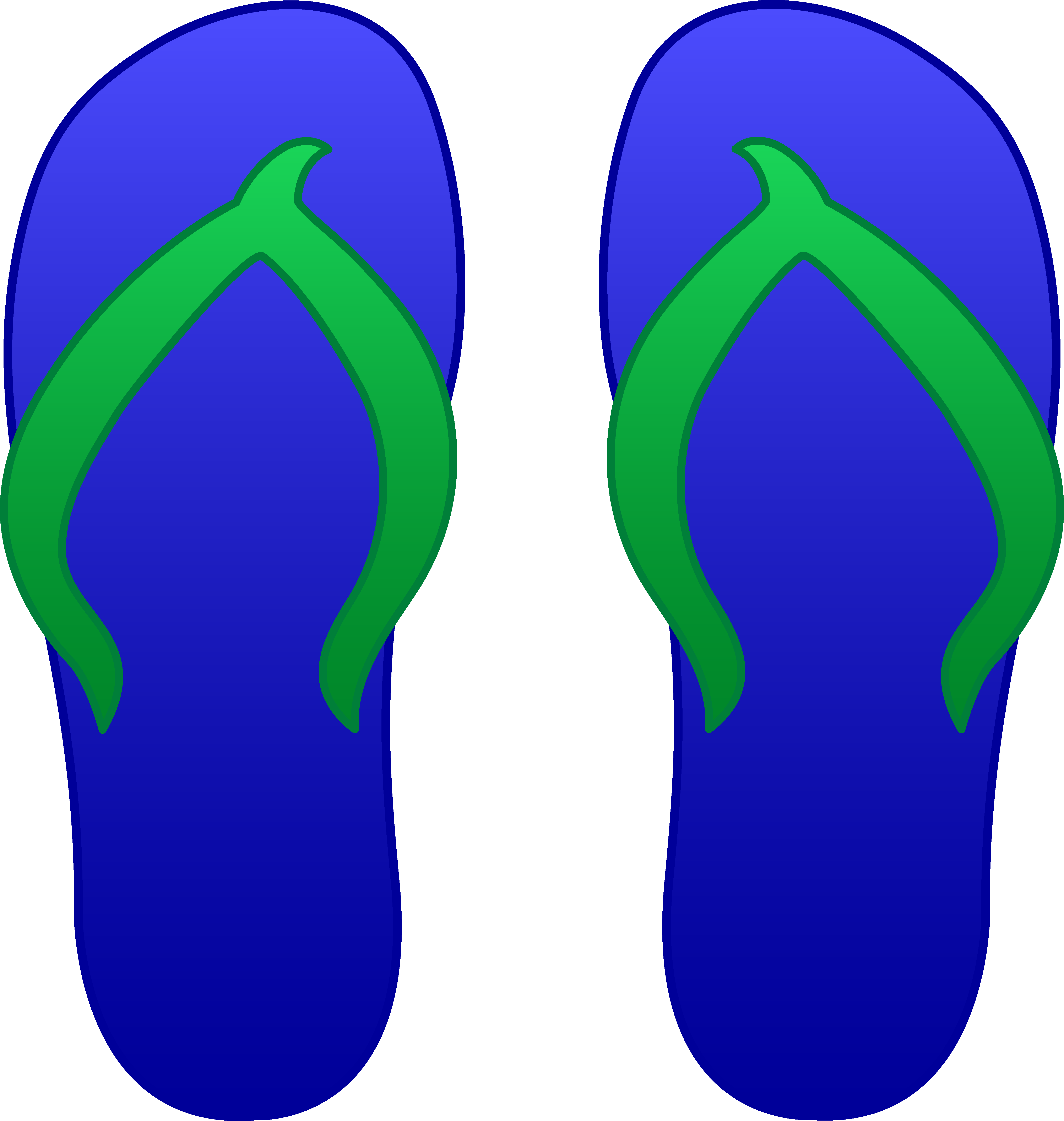 Flip Flops Clipart Black And White | Clipart library - Free Clipart 