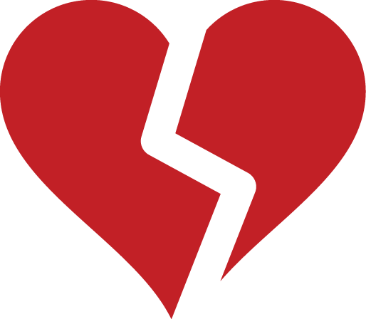 Broken Heart Symbol Clip Art - Clipart library - Clipart library