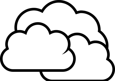 Clouds Clipart Black And White - Gallery