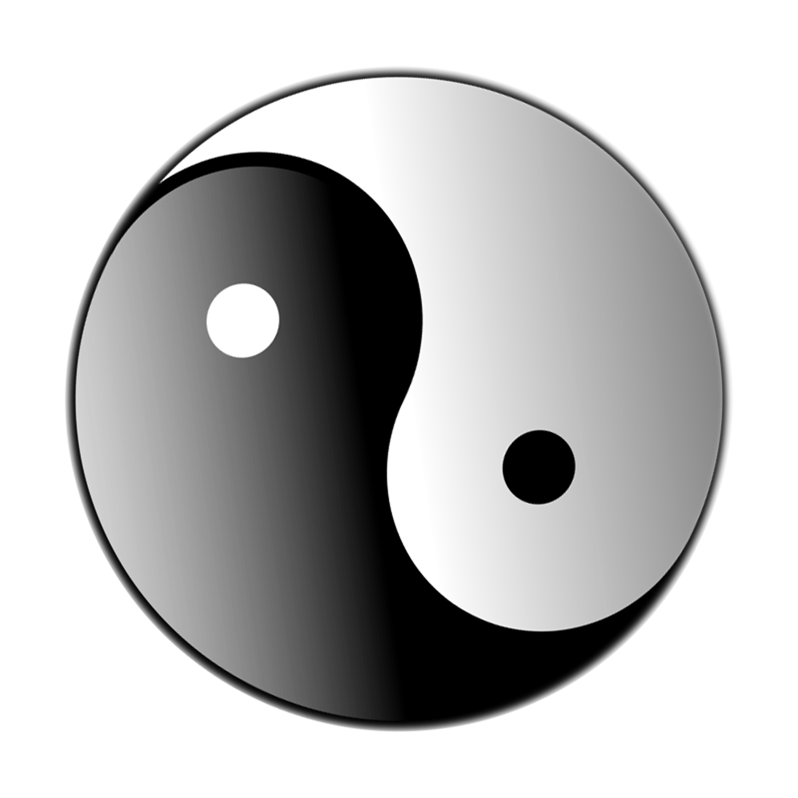 cool yin and yang symbol