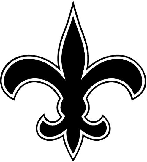 Saints Fleur De Lis Stencil - Clipart library