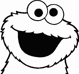 Cookie Monster Face - Clipart library
