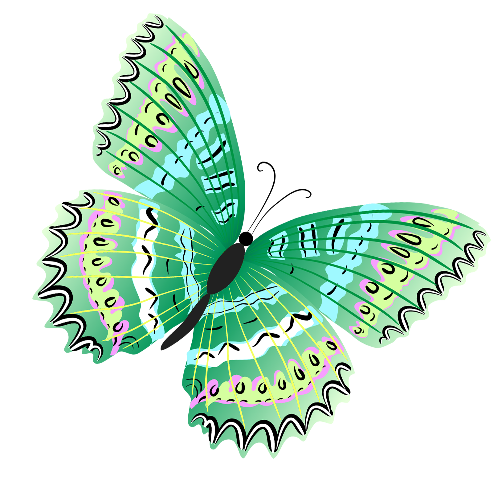 Free Green Butterfly Clipart Download Free Green Butterfly Clipart Png 