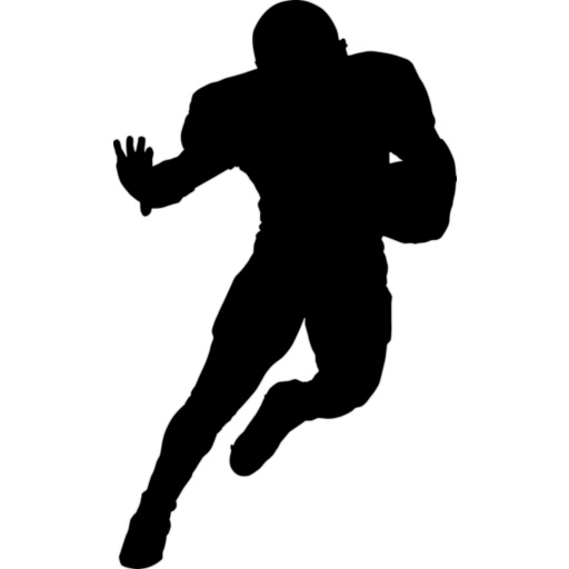 Football Player Silhouette Wall Decal | Shop Fathead® for General 
