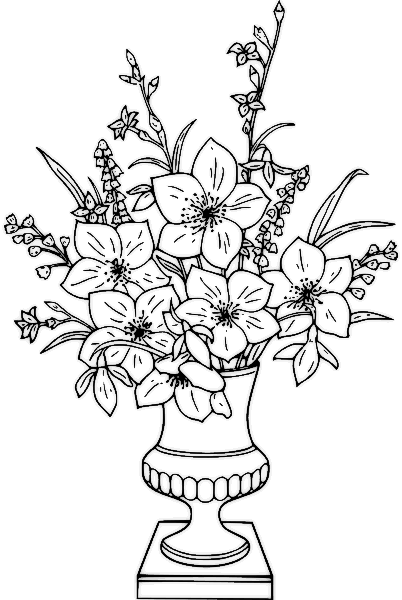 Drawings Of Flowers - Clipart library