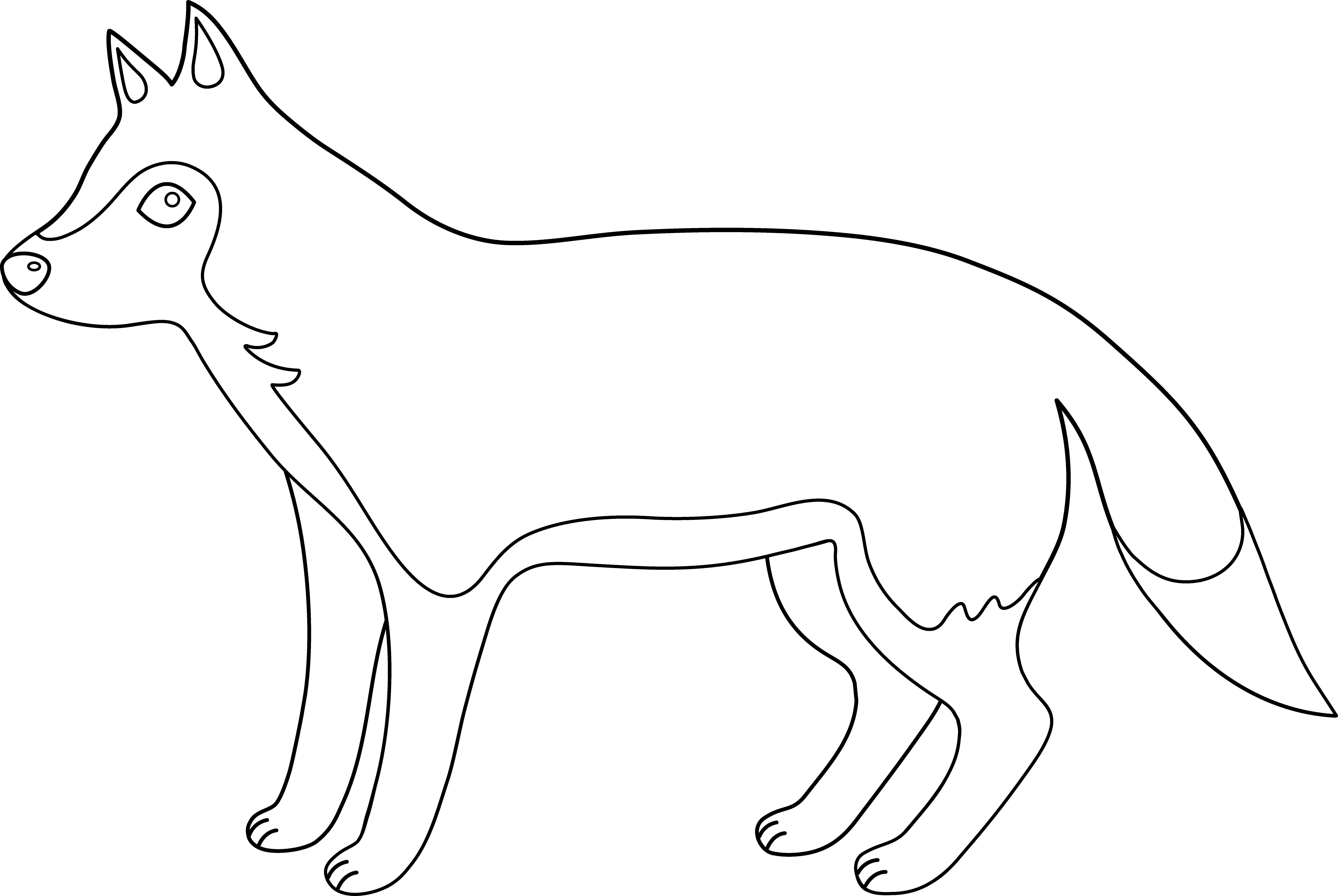 Images For  Black And White Outline Pictures Of Animals