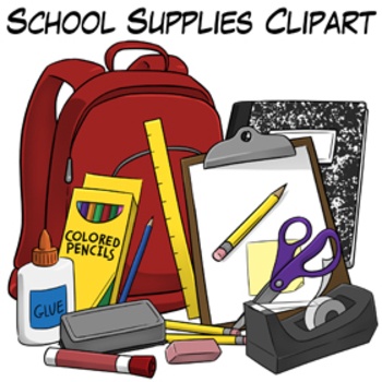 School Supplies Clipart