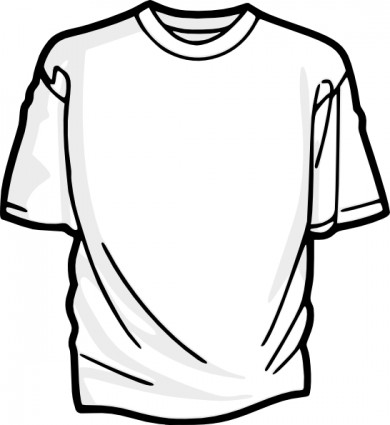 Blank T Shirt clip art Free vector in Open office drawing svg 