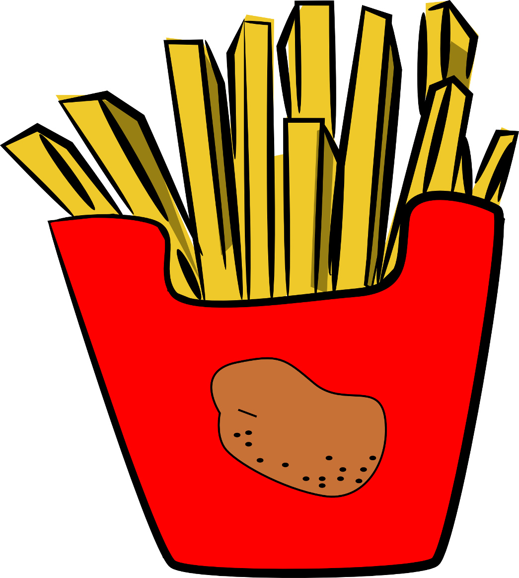 The Totally Free Clip Art Blog: Food - French fries