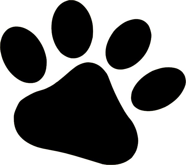 Dog Paws Stencil - Clipart library