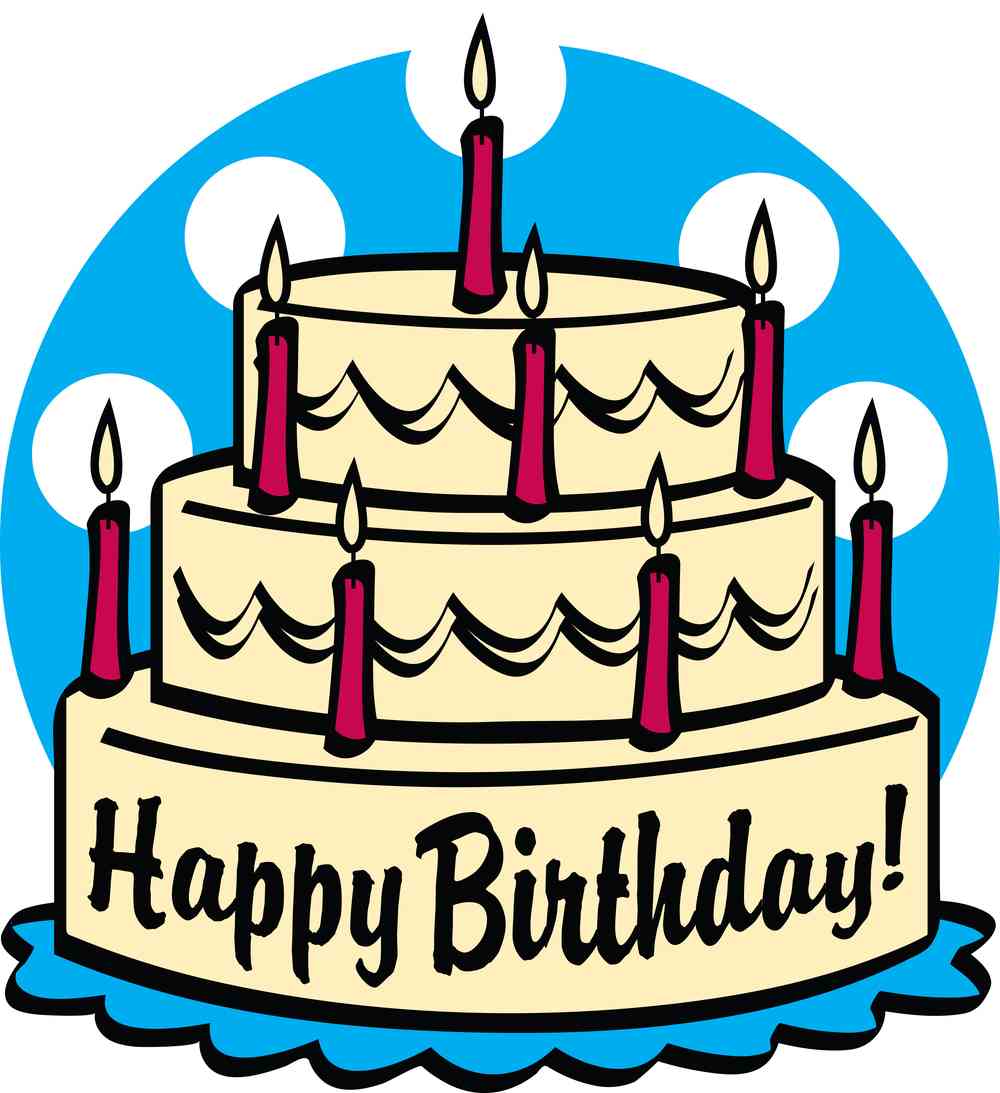 Images For  Happy Birthday Cakes Clip Art