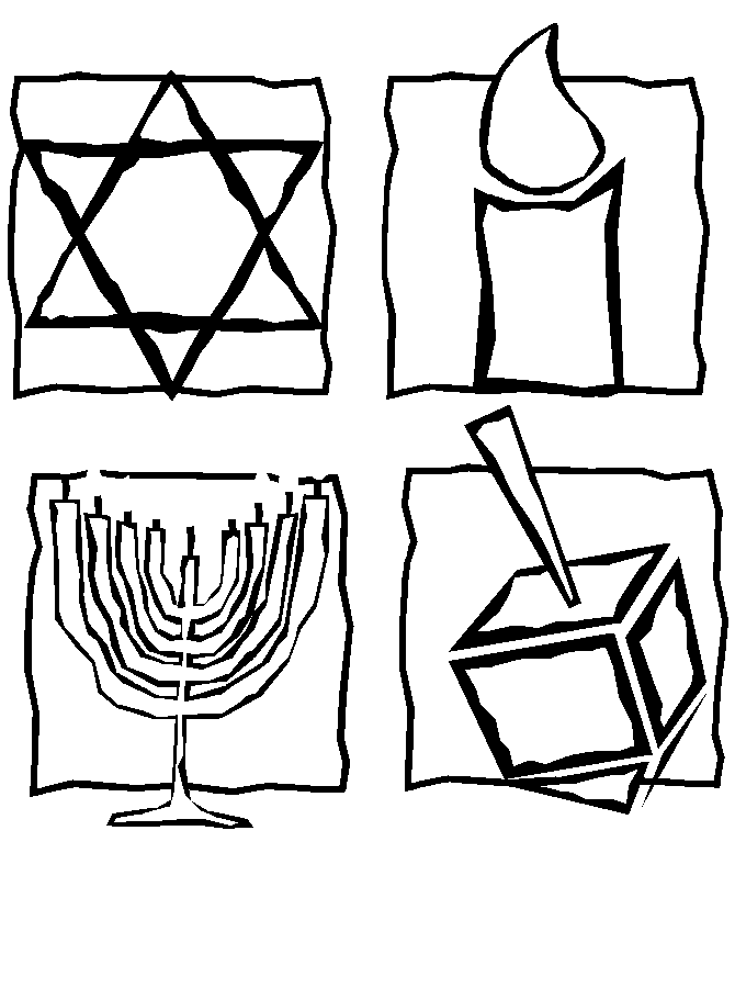 Hebrew Plate Coloring Sheet
