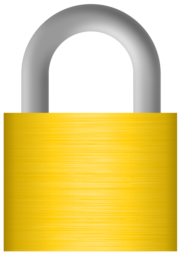 Lock large 900pixel clipart, Lock design