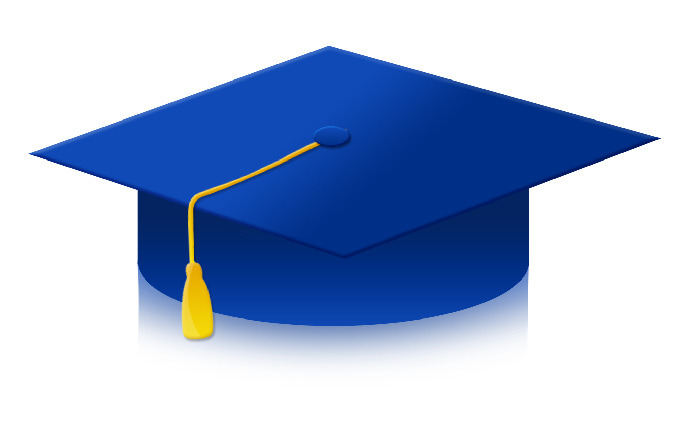 blue graduation cap clip art free - photo #41
