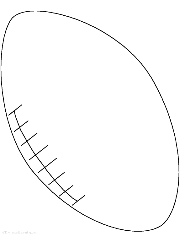 football printable template