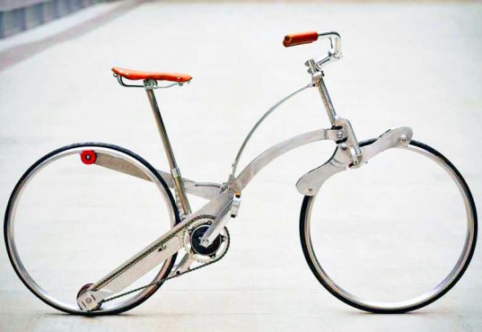 Hubless Sada Bike Can Be Folded to the Size of an Umbrella 