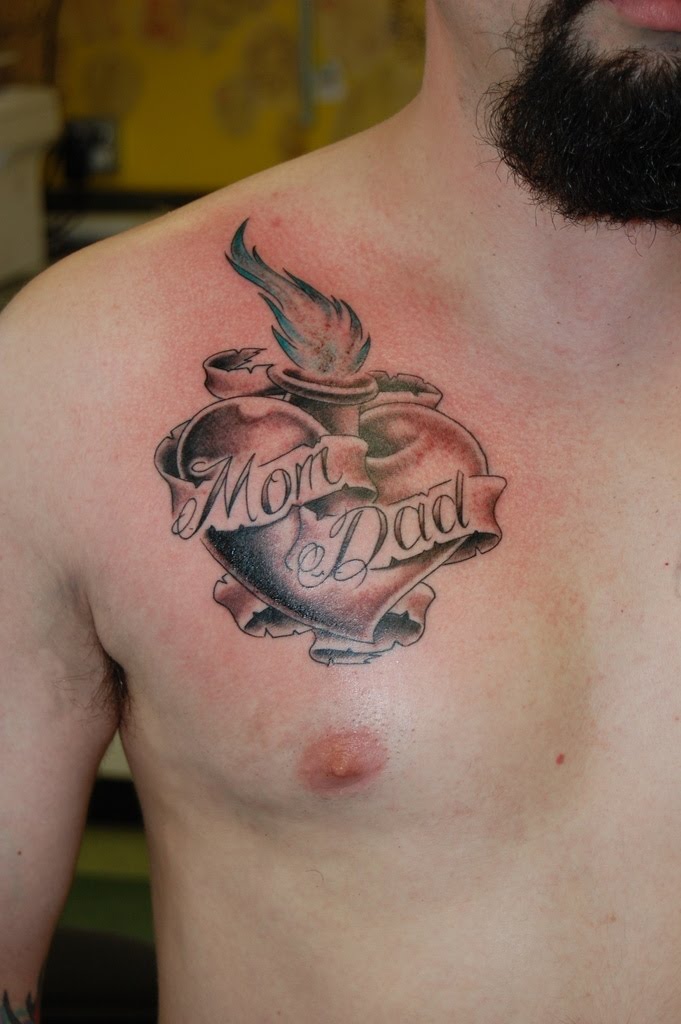 cool mom and dad tattoos for men
