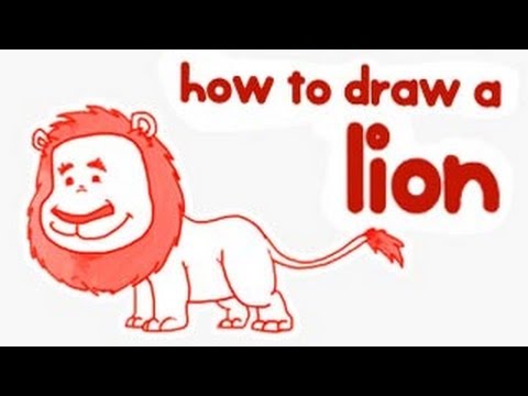 How to Draw a Lion (Step By Step Guide) | Mocomi Kids - YouTube