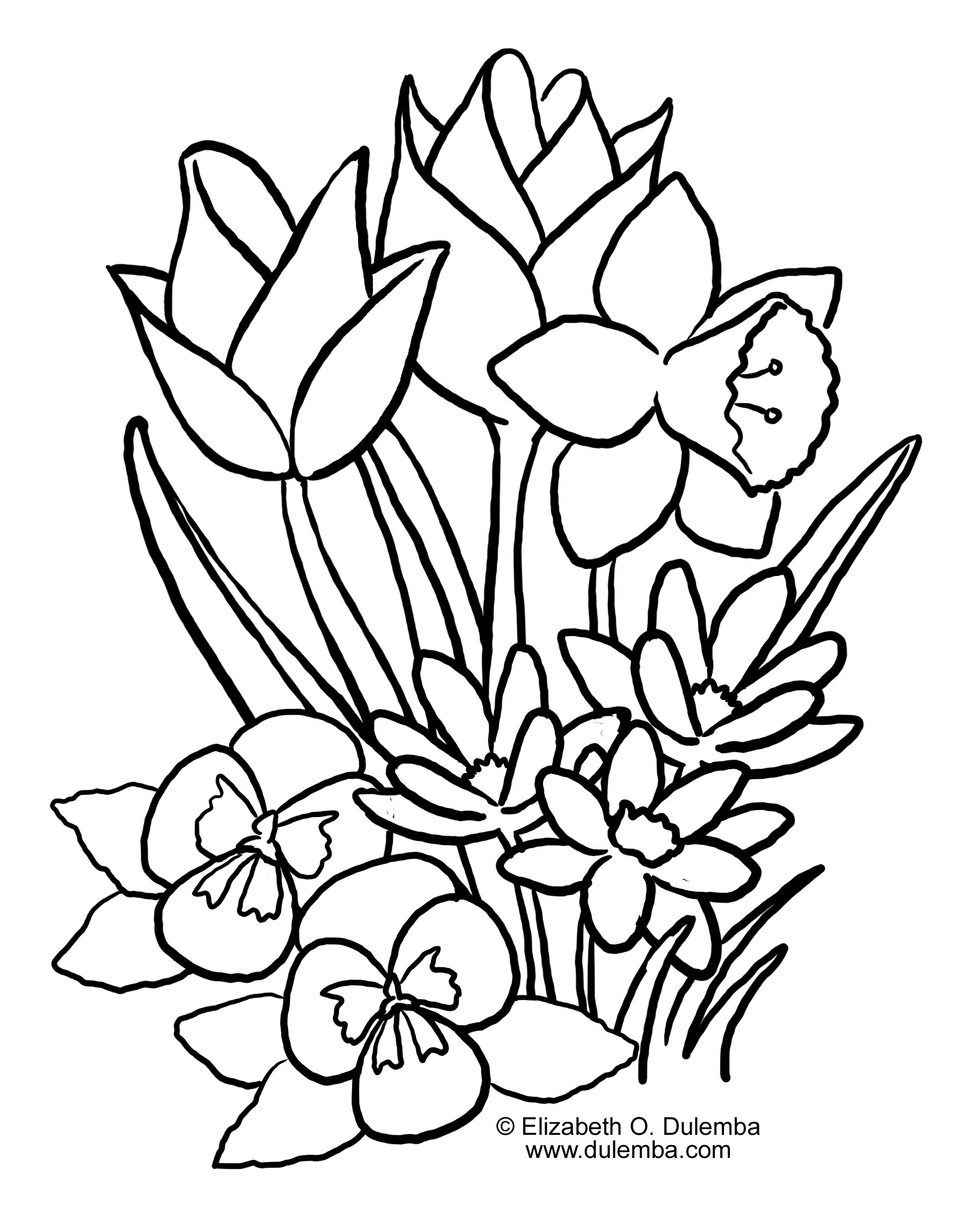 Free Spring Coloring Pages | Free Printable Coloring Pages