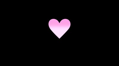 Animated Beating Pink Heart With White Script Letters Saying I 
