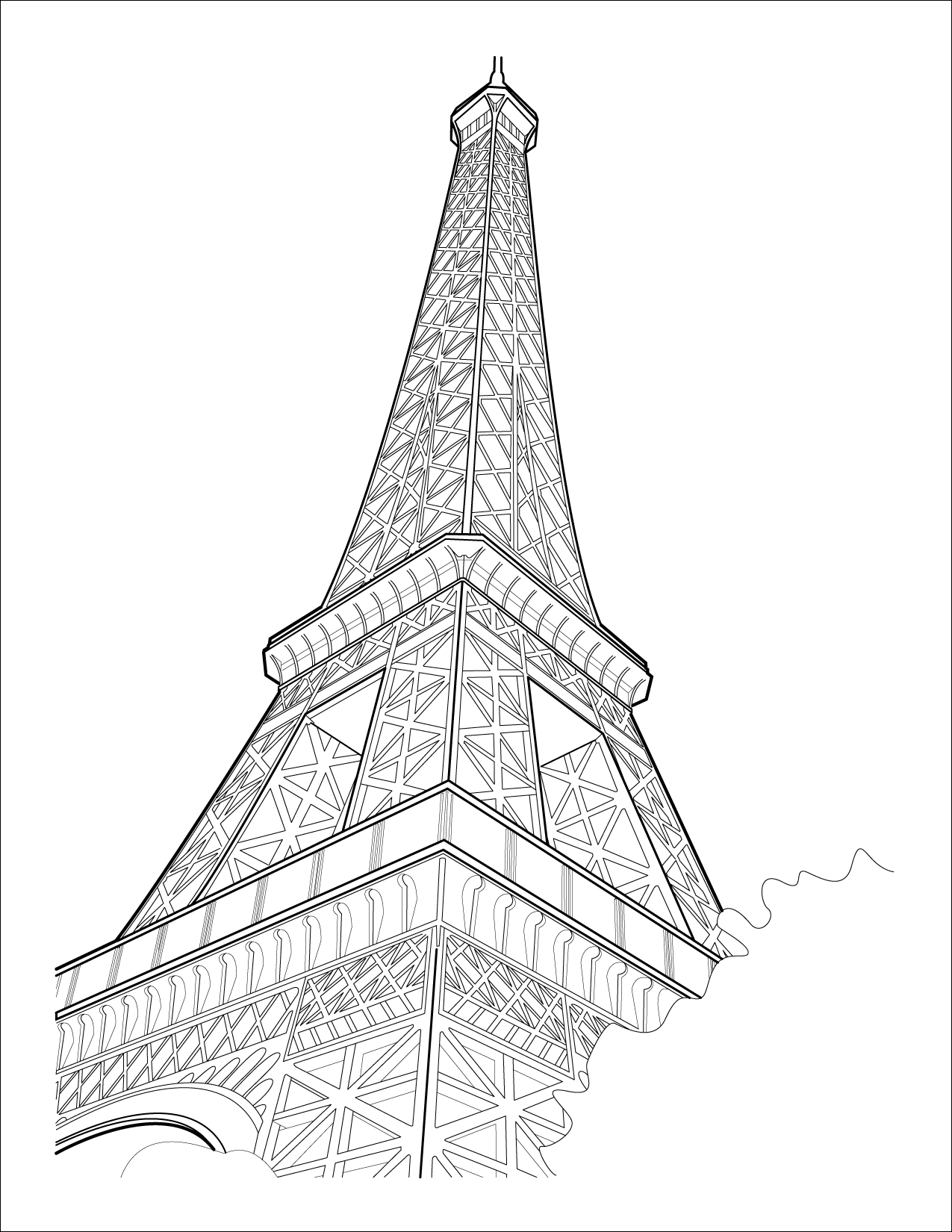 Eiffel Tower by kcbiehl on Clipart library