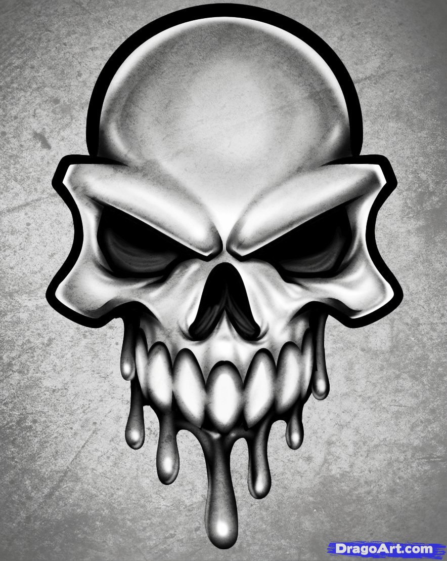 Free Cool Skull Drawing, Download Free Cool Skull Drawing png images