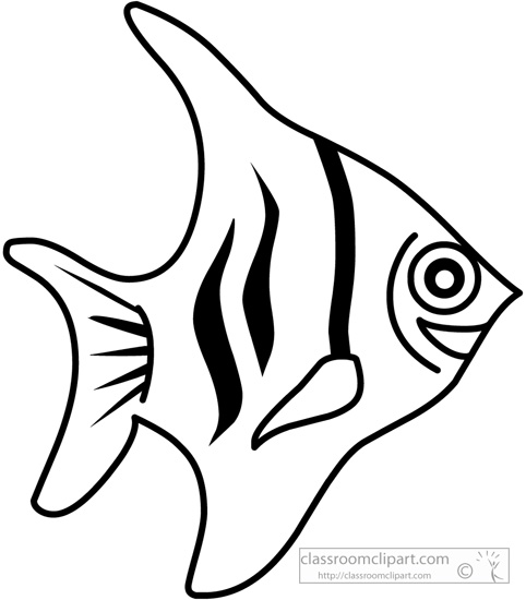 Simple Fish Outline Clip Art | Clipart library - Free Clipart Images