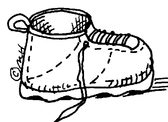 Running Shoes Clipart Black And White | Clipart library - Free 