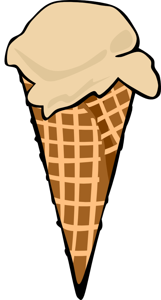 clipartist.net » Clip Art » gerald g ice cream cones ff menu 7 SVG