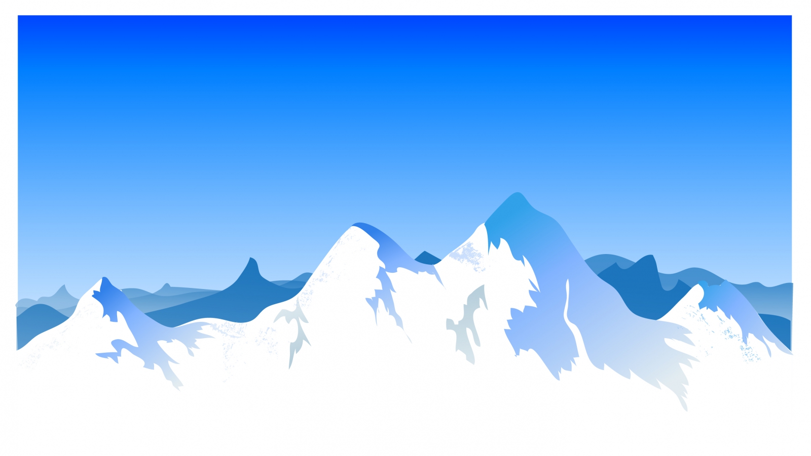 Mountain range background Free Vector 